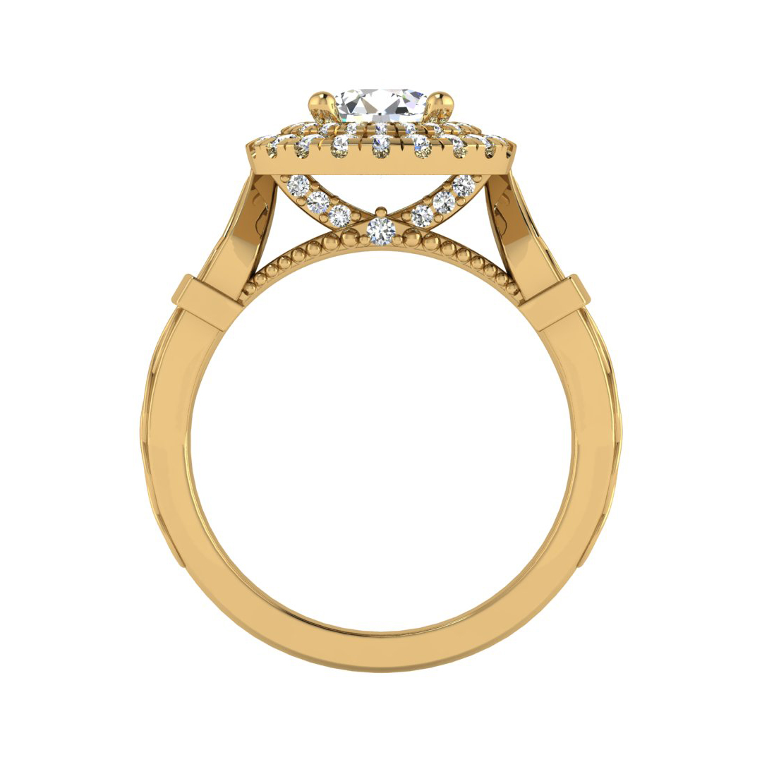 Evelynn Halo Engagement Ring